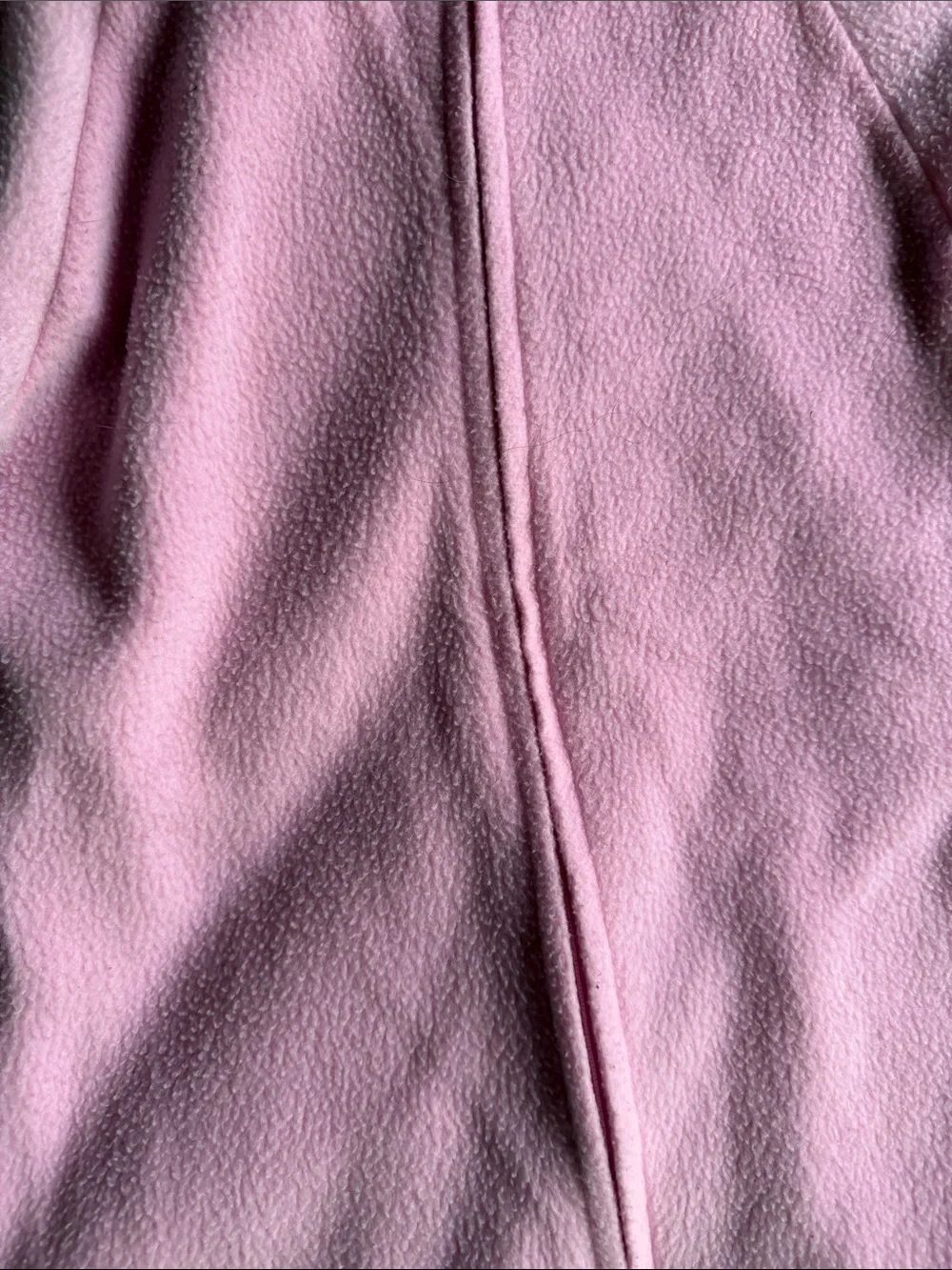 Vintage Carter's Light Pink Fleece Footed One-Piece Pajamas